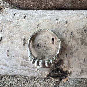 💍 Vintage opalite Silver Ring